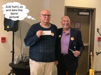 110 AVA Grant Event - John accepts check