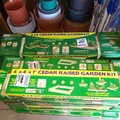 Home Depot Cedar Raised Garden Kits (3)