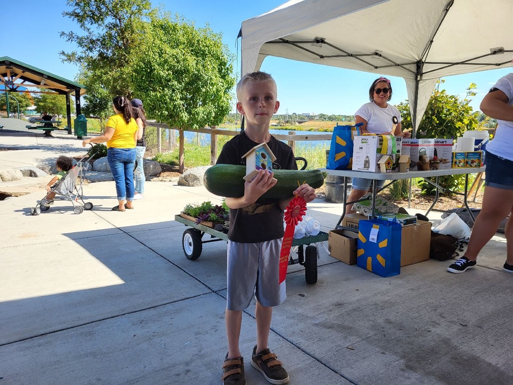 AHF Garden Harvest Contest - Largest Zucchini- Kids